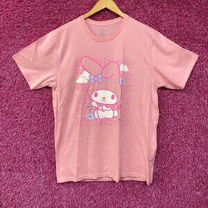 Sanrio My Melody Cute Graphic Design Pink T-Shirt Large